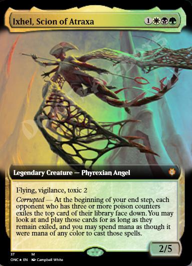 Ixhel, Scion of Atraxa (Extended Art) FOIL