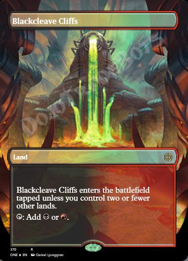 Blackcleave Cliffs (Borderless) FOIL