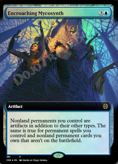 Encroaching Mycosynth (Extended Art) FOIL