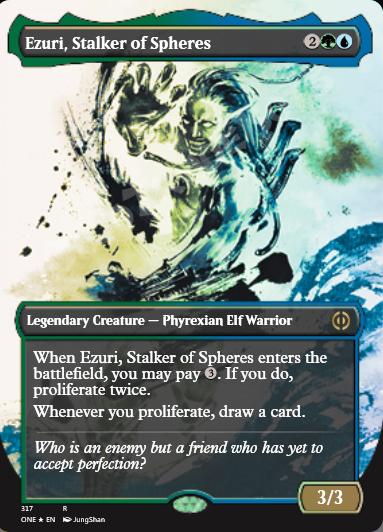 Ezuri, Stalker of Spheres (Showcase) FOIL