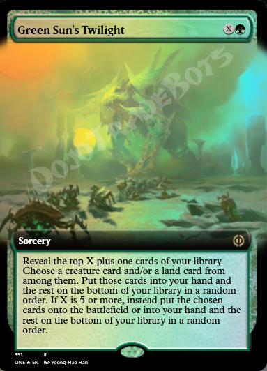 Green Sun's Twilight (Extended Art) FOIL