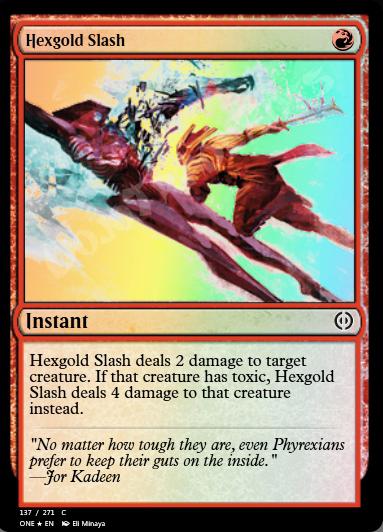 Hexgold Slash FOIL