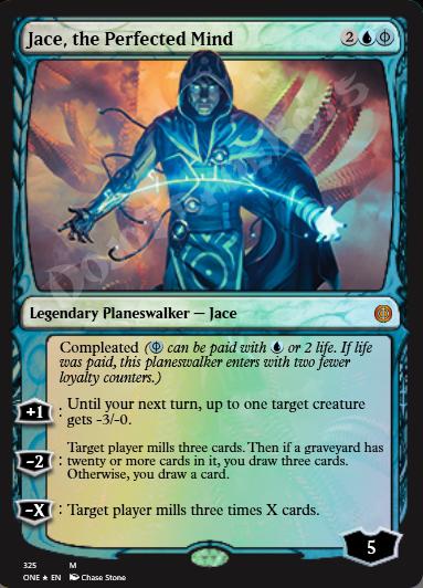 Jace, the Perfected Mind (Phyrexian) FOIL