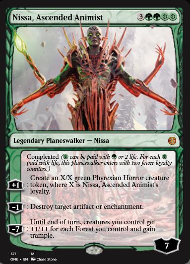 Nissa, Ascended Animist (Phyrexian)