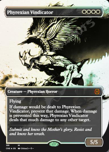 Phyrexian Vindicator (Showcase) FOIL