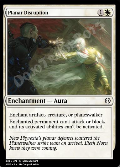 Planar Disruption