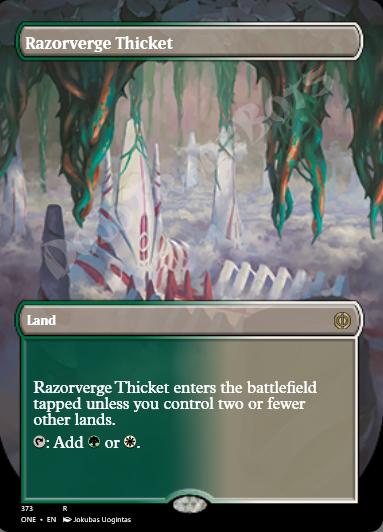 Razorverge Thicket (Borderless)