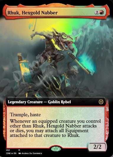 Rhuk, Hexgold Nabber (Extended Art) FOIL