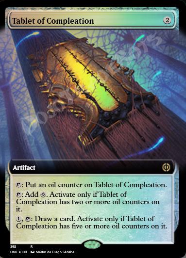 Tablet of Compleation (Extended Art) FOIL