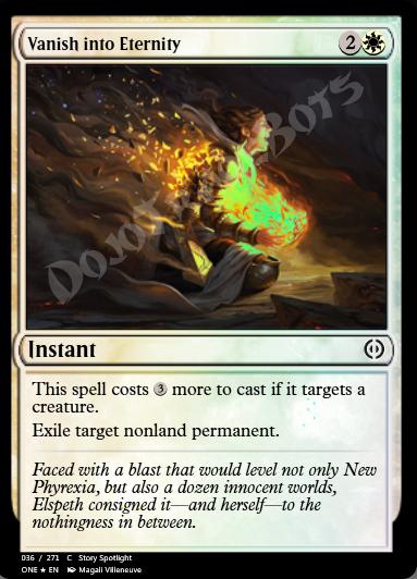 Vanish into Eternity FOIL