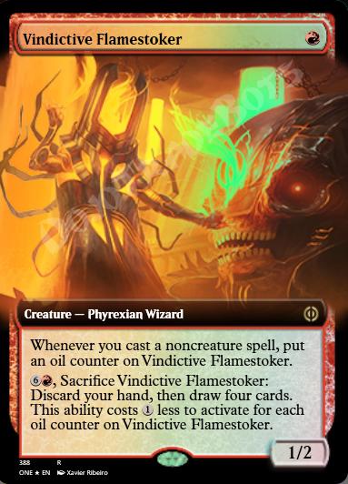 Vindictive Flamestoker (Extended Art) FOIL