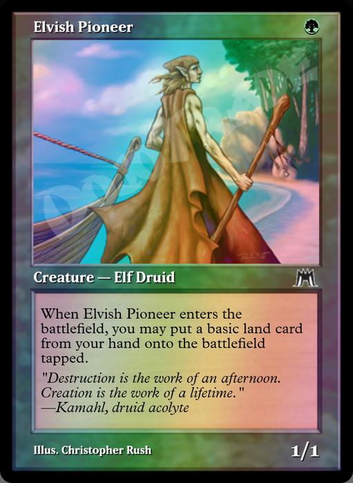 Elvish Pioneer FOIL