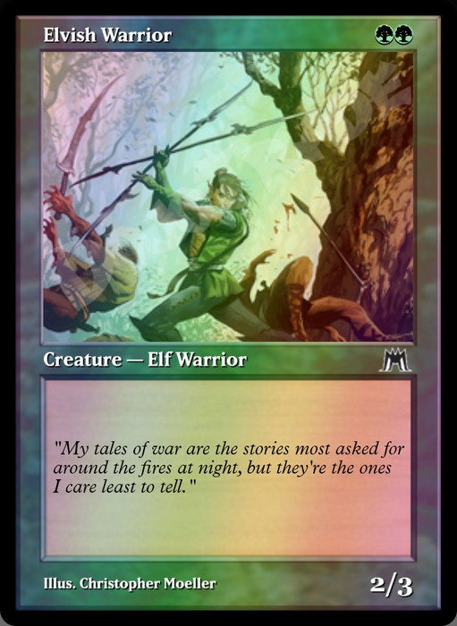 Elvish Warrior FOIL