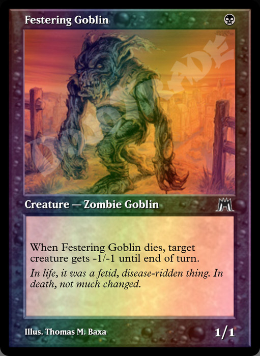 Festering Goblin FOIL