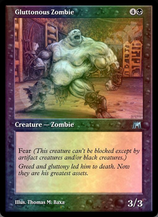 Gluttonous Zombie FOIL