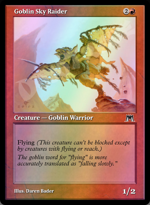 Goblin Sky Raider FOIL