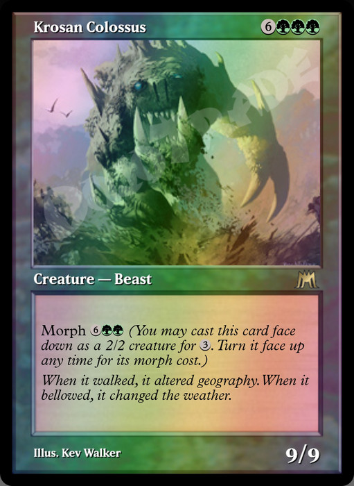 Krosan Colossus FOIL