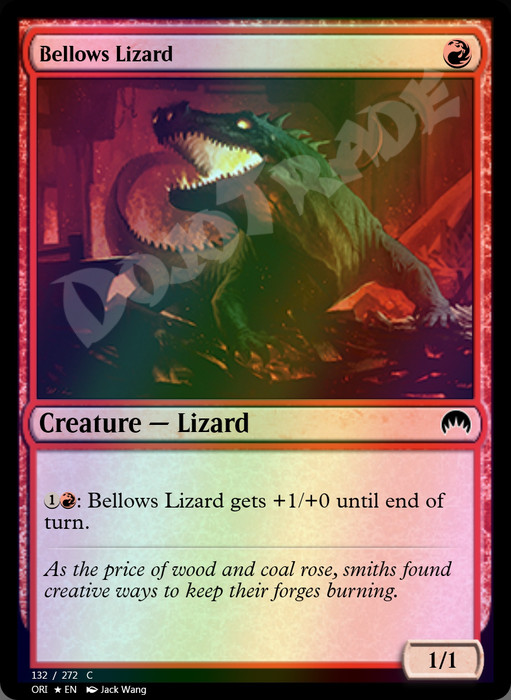 Bellows Lizard FOIL