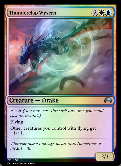 Thunderclap Wyvern FOIL