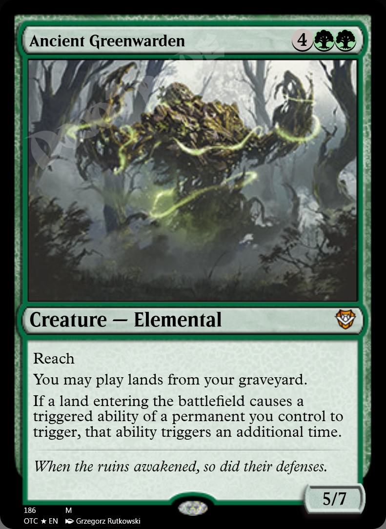 Ancient Greenwarden FOIL