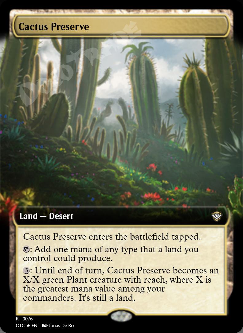 Cactus Preserve (Extended Art) FOIL