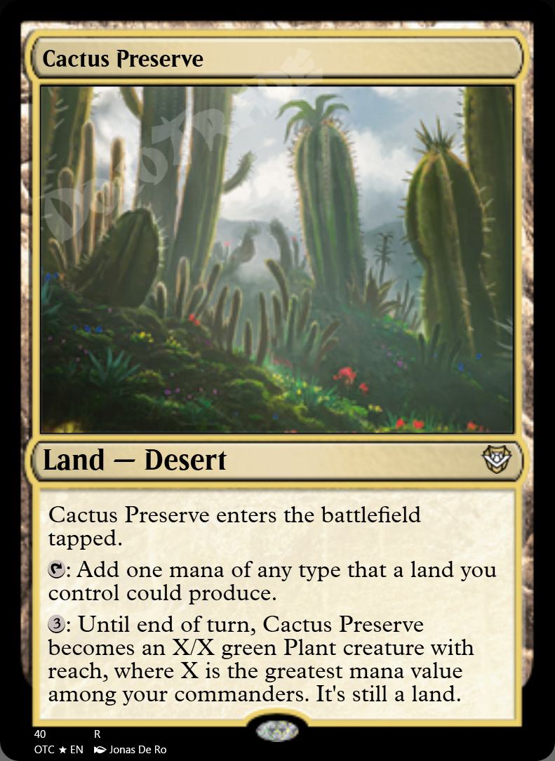 Cactus Preserve FOIL