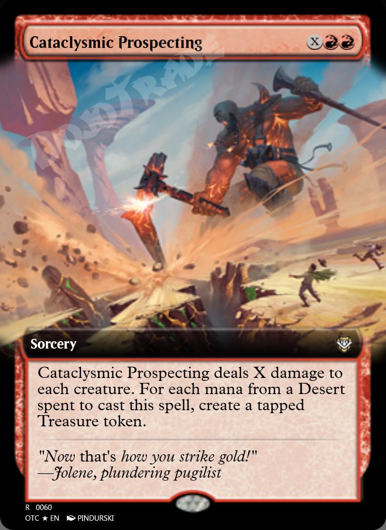 Cataclysmic Prospecting (Extended Art) FOIL