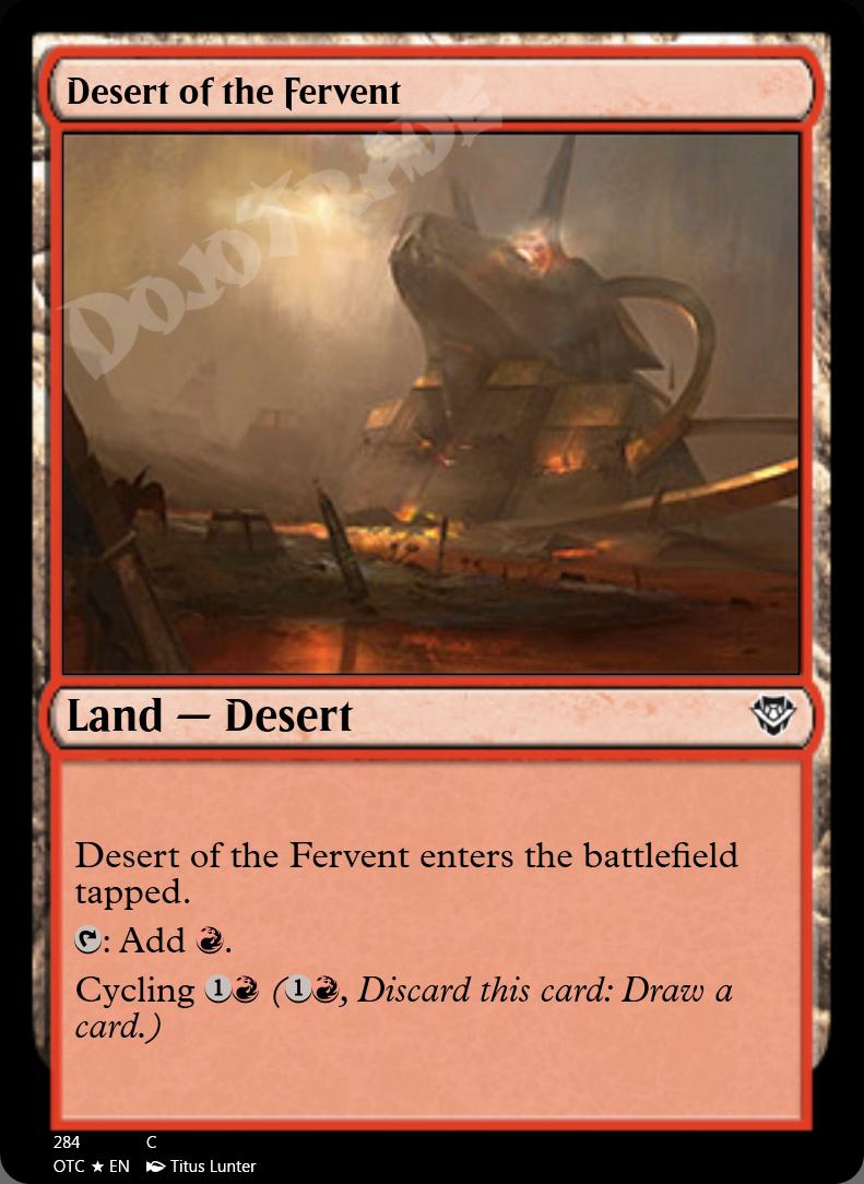 Desert of the Fervent FOIL