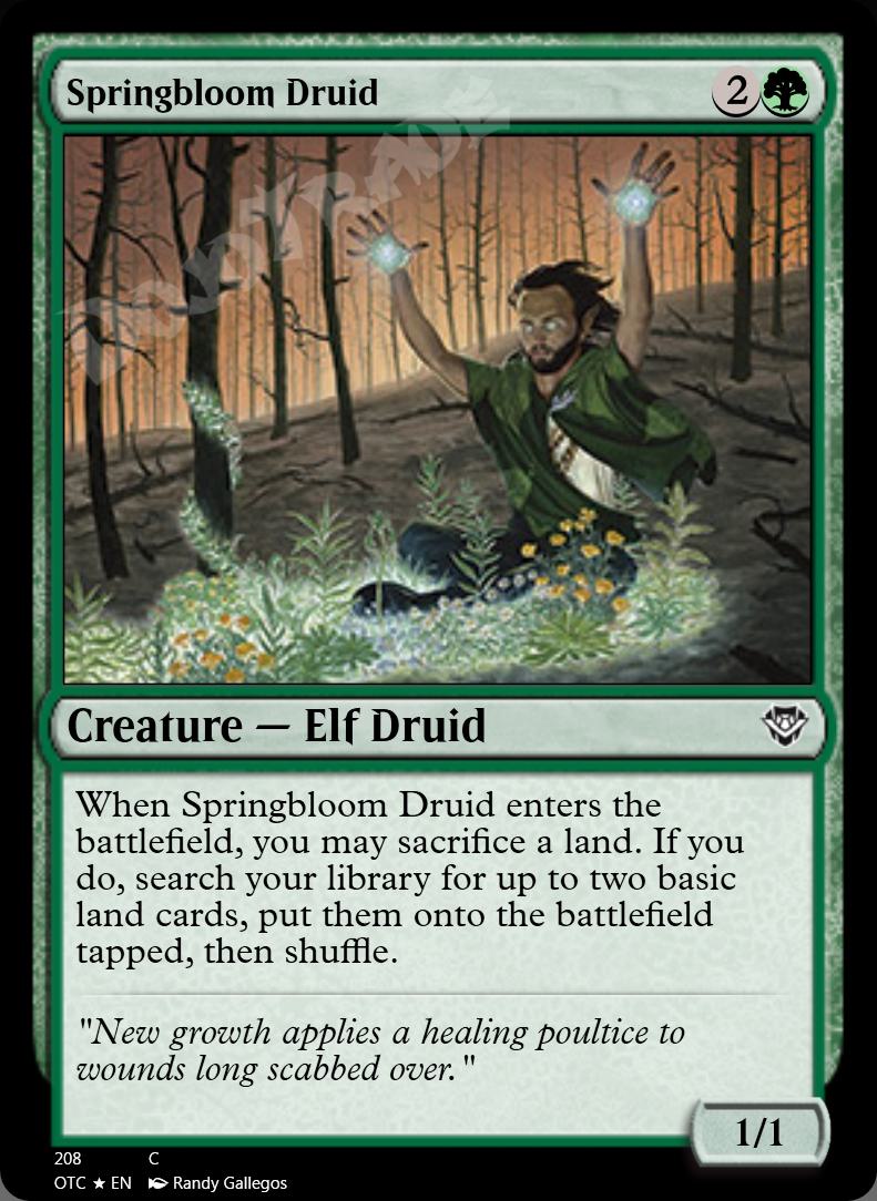 Springbloom Druid FOIL