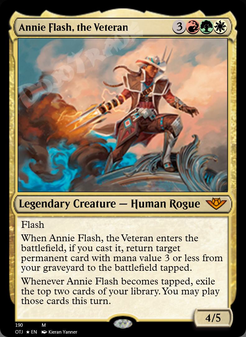 Annie Flash, the Veteran FOIL