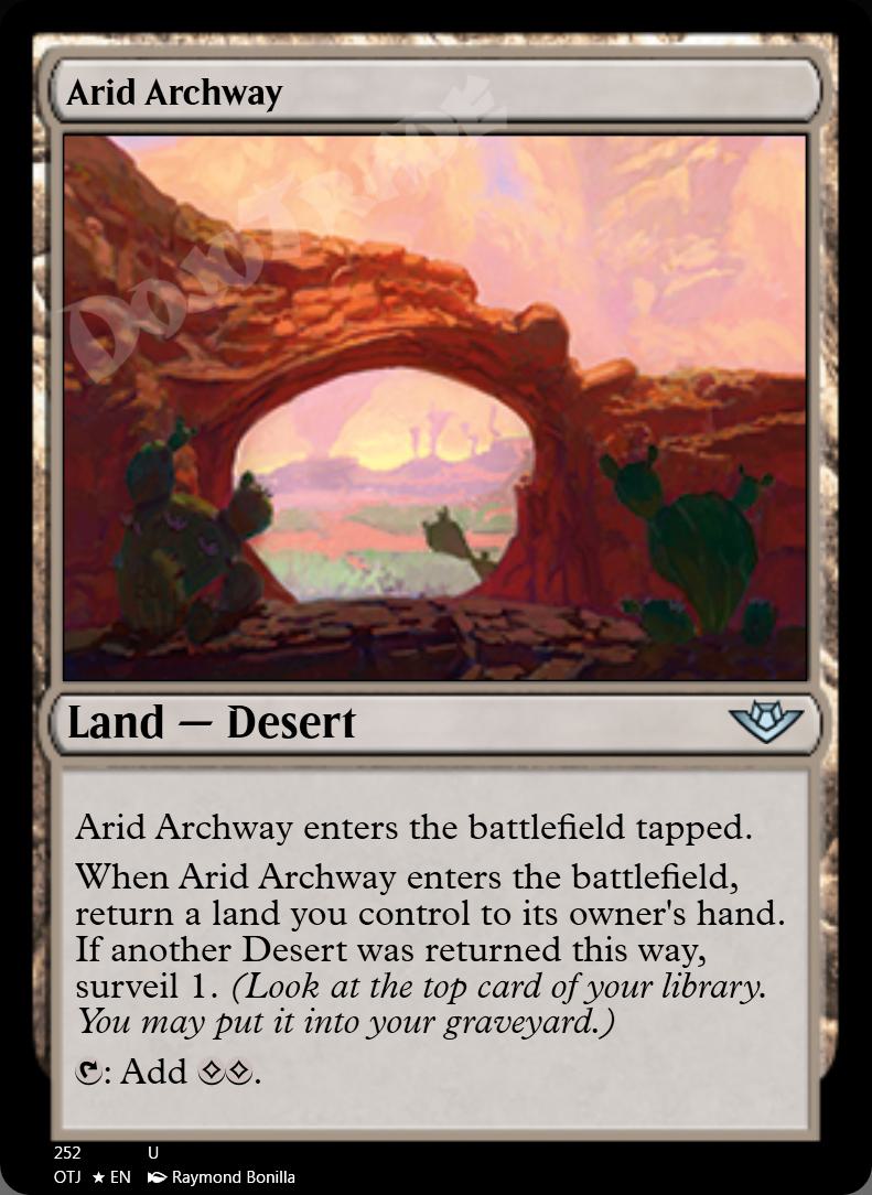 Arid Archway FOIL