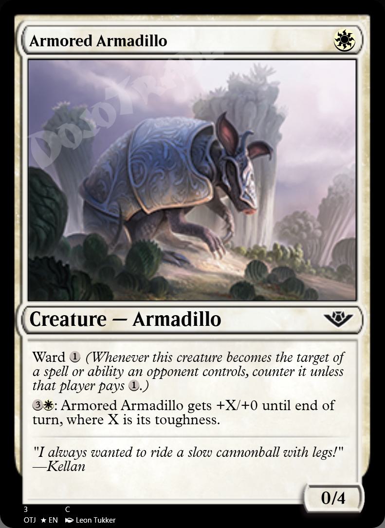 Armored Armadillo FOIL