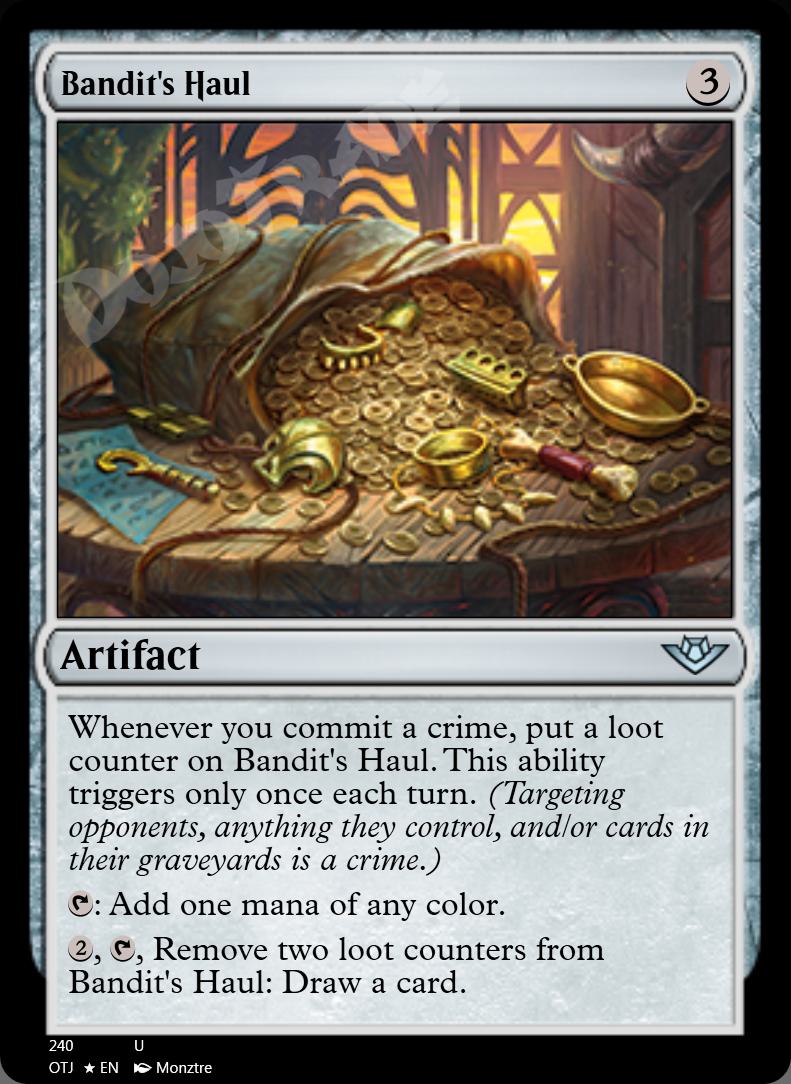 Bandit's Haul FOIL