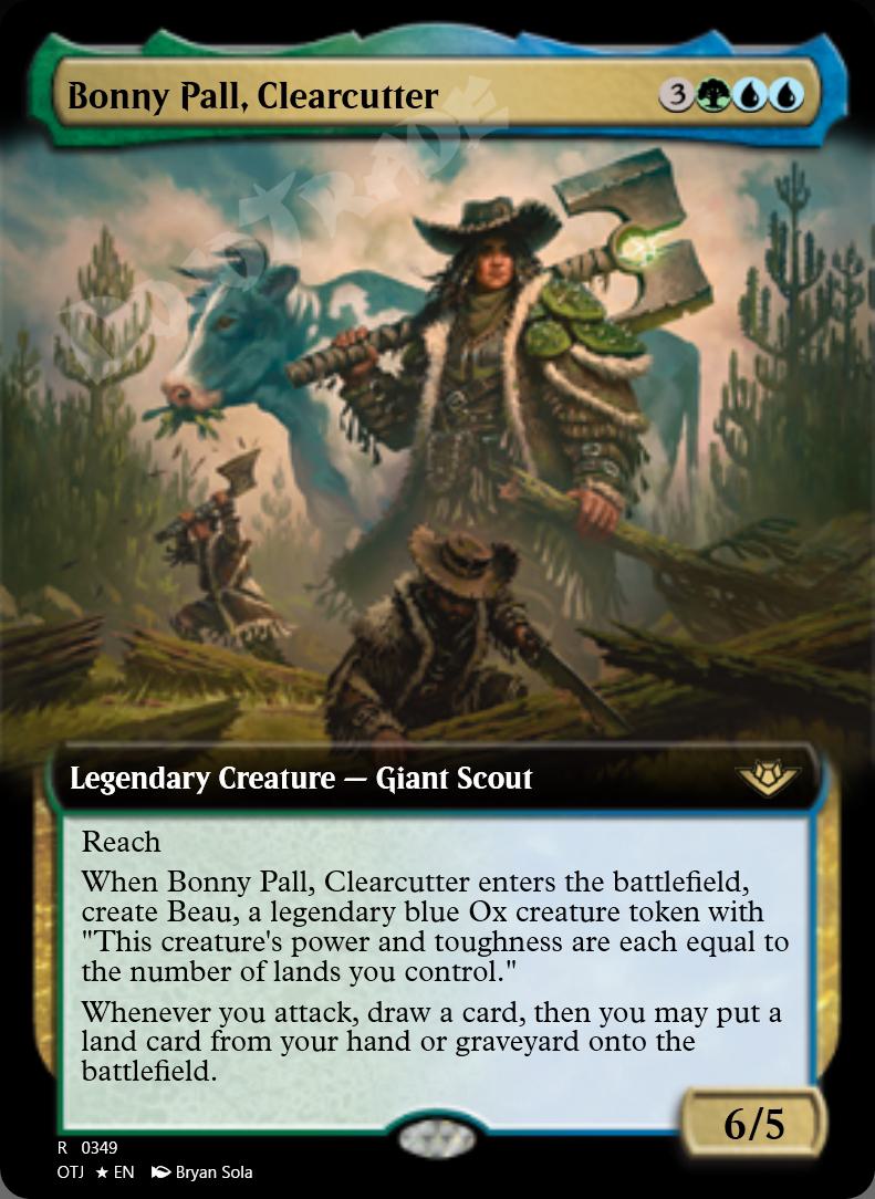 Bonny Pall, Clearcutter (Extended Art) FOIL