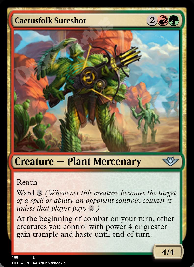 Cactusfolk Sureshot FOIL