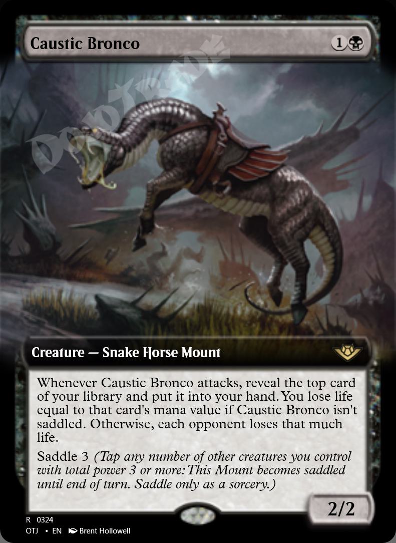 Caustic Bronco (Extended Art)