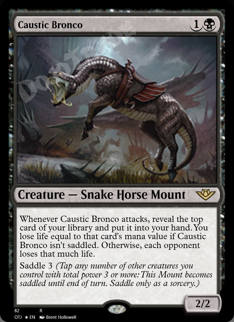 Caustic Bronco FOIL