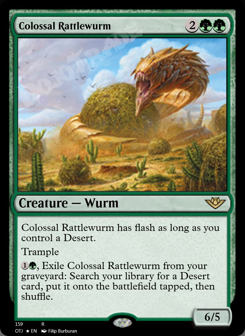 Colossal Rattlewurm FOIL