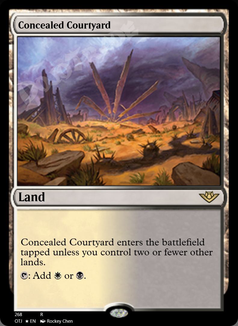 Concealed Courtyard FOIL