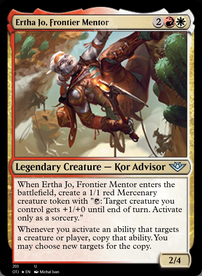 Ertha Jo, Frontier Mentor FOIL