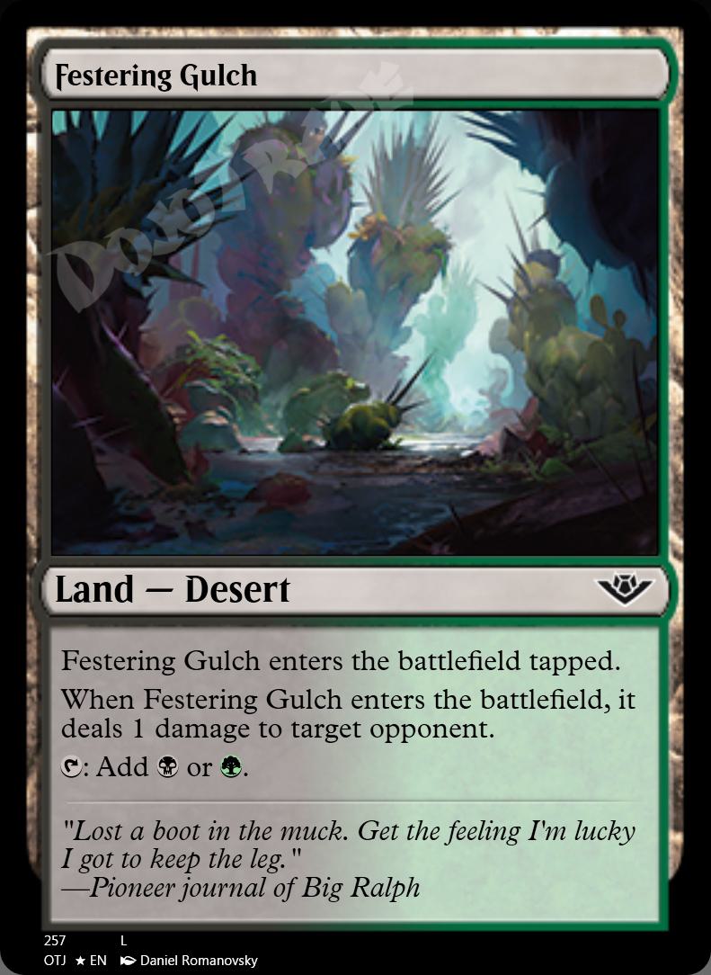 Festering Gulch FOIL