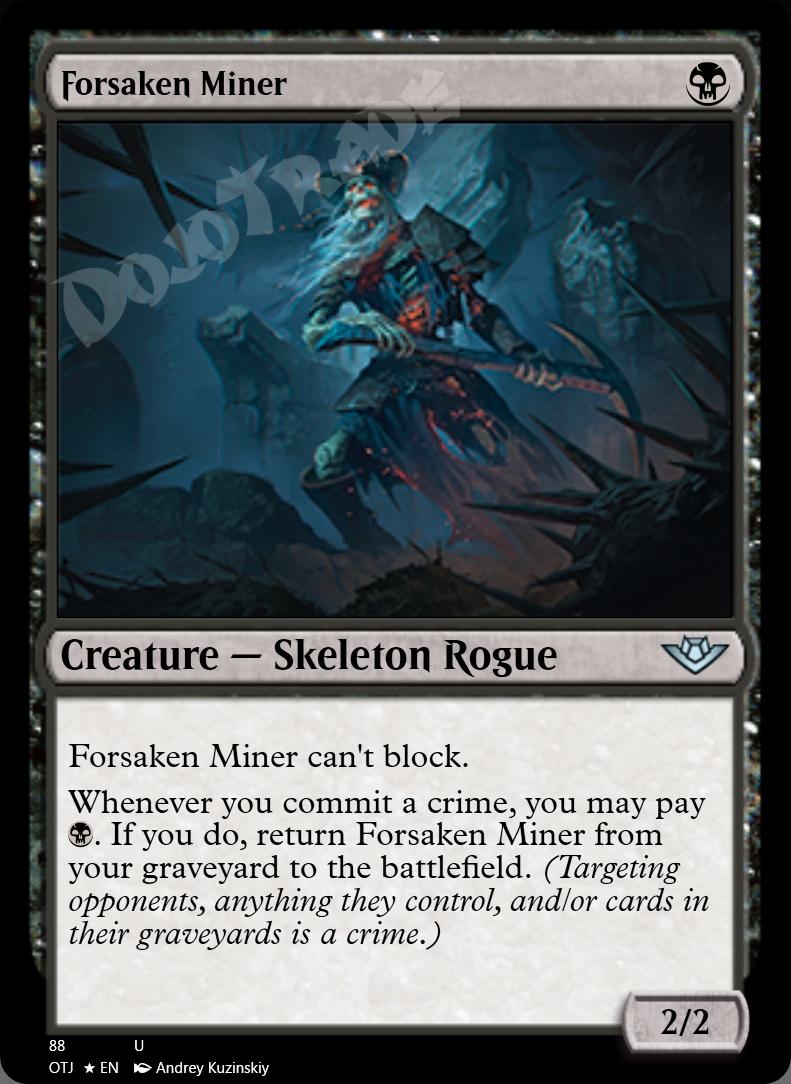 Forsaken Miner FOIL