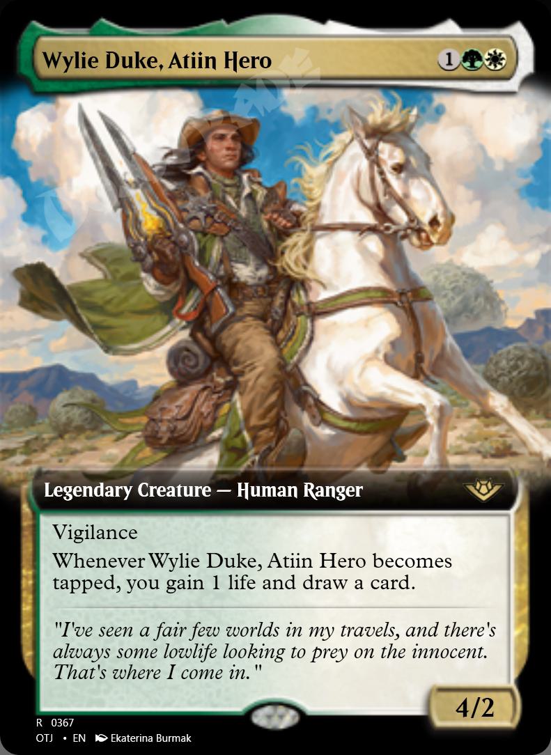 Wylie Duke, Atiin Hero (Extended Art)