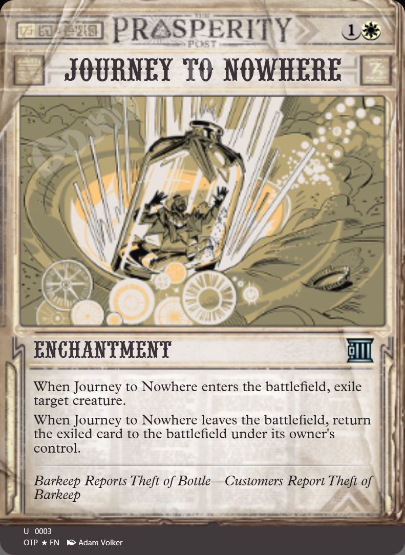 Journey to Nowhere FOIL