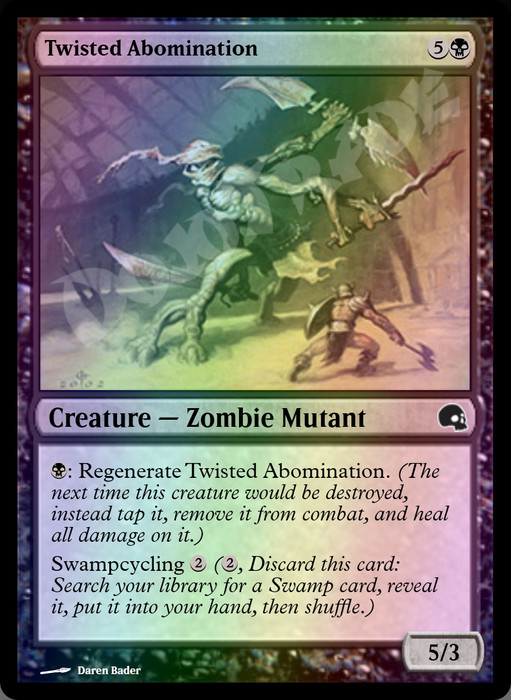 Twisted Abomination FOIL