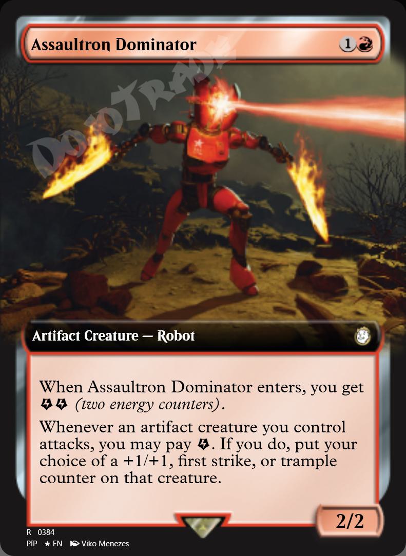 Assaultron Dominator (Extended Art) FOIL