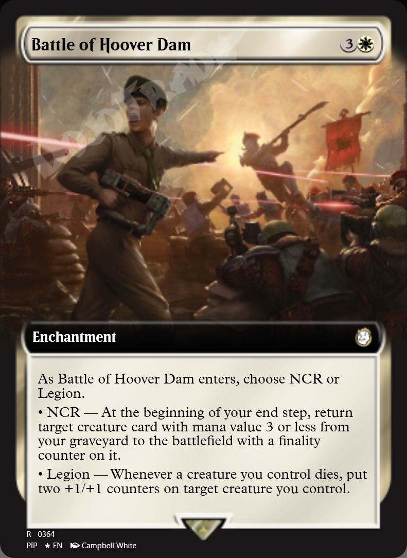 Battle of Hoover Dam (Extended Art) FOIL