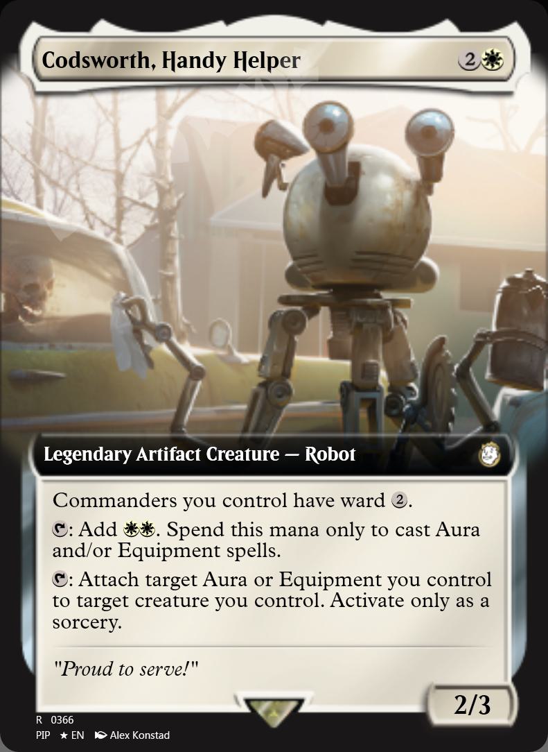 Codsworth, Handy Helper (Extended Art) FOIL