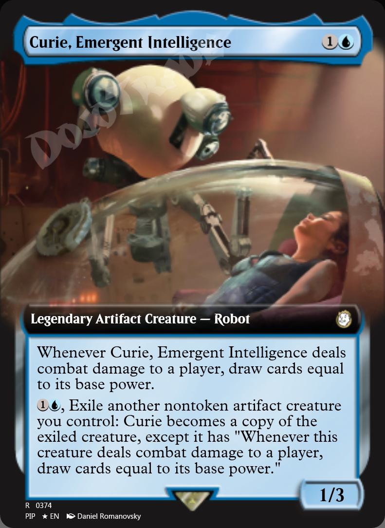 Curie, Emergent Intelligence (Extended Art) FOIL