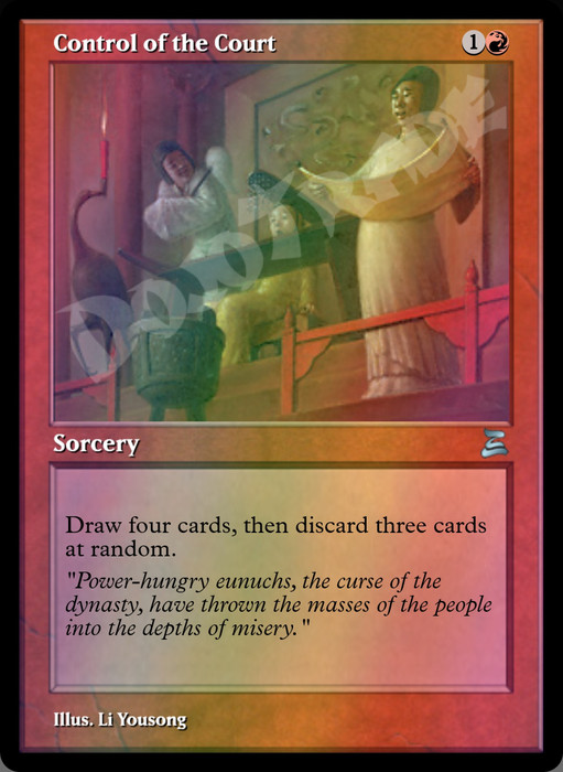 Control of the Court FOIL